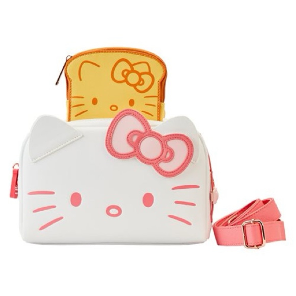 Loungefly Sanrio Hello Kitty Toaster Crossbody Bag with Wallet Coin Purse